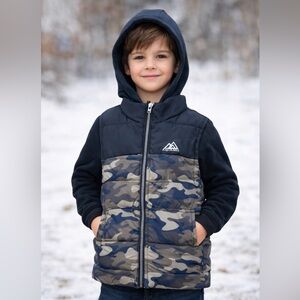 XTREME SIZE 4T Boys Camouflage Hooded Jacket